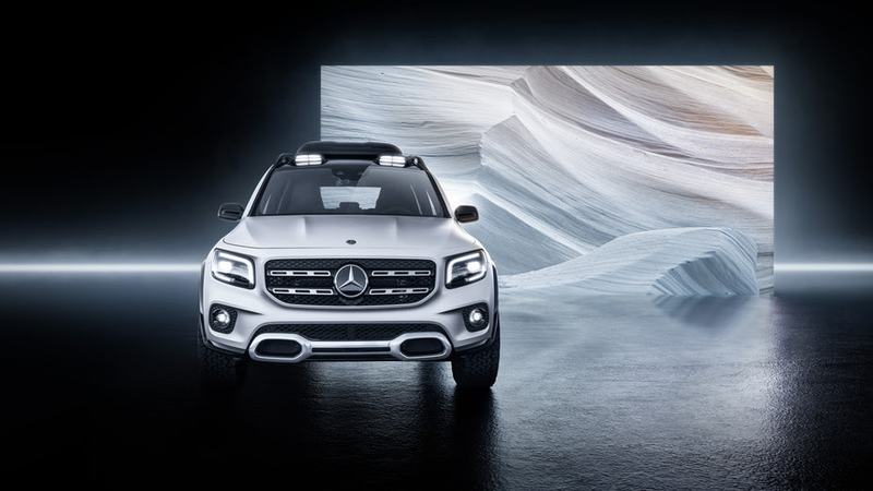 Illustration for article titled The Mercedes GLB Concept Is How You Make a Crossover 'Rugged'